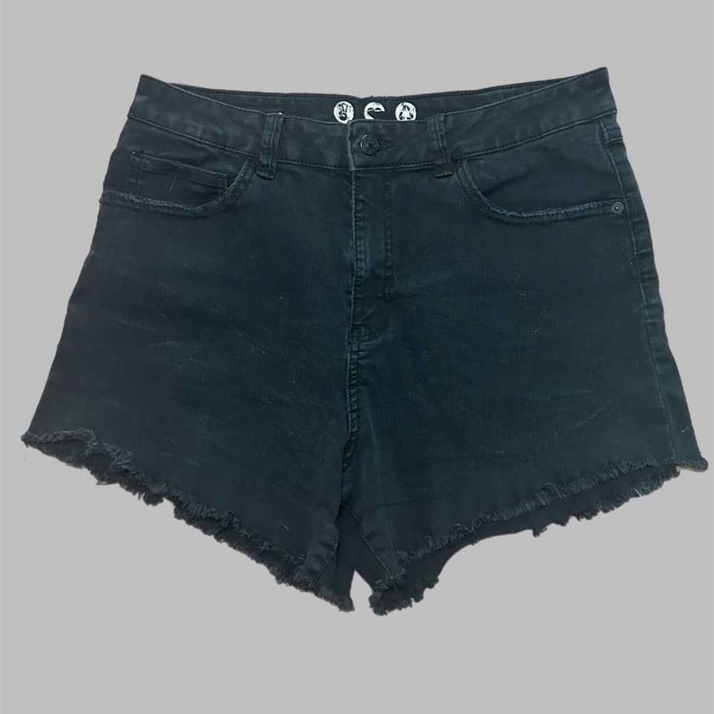 Rewash Black Denim Shorts